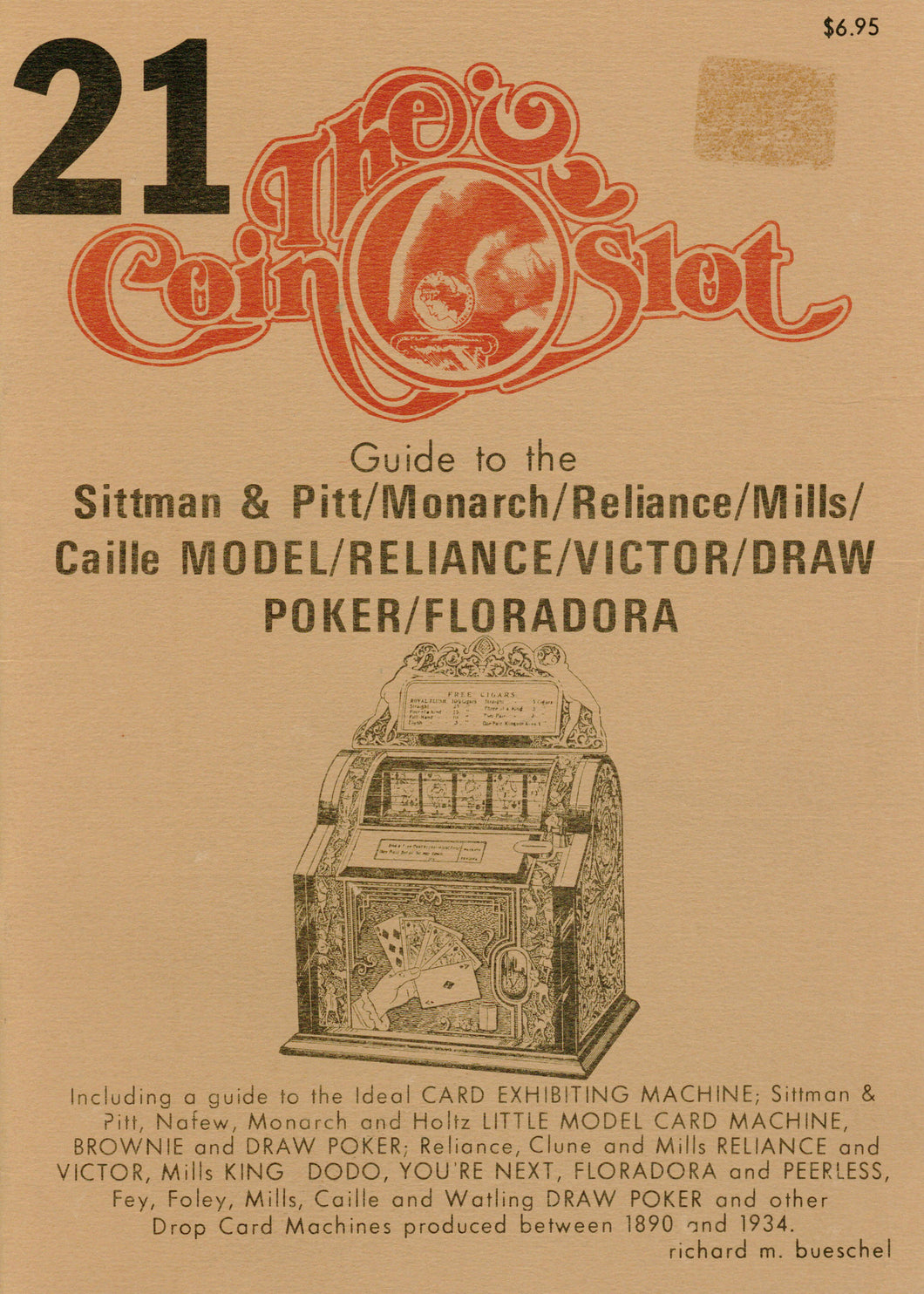 Coin Slot #21. Guide to the Sittman & Pitt/Monarch/Reliance/Mills/Caille Model/Reliance/Victor/Draw Poker/Floradora